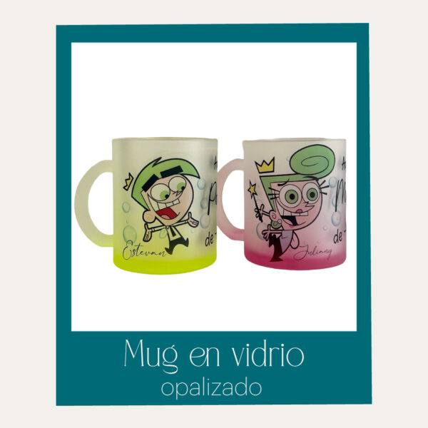 Mug de Cristal Opalizado