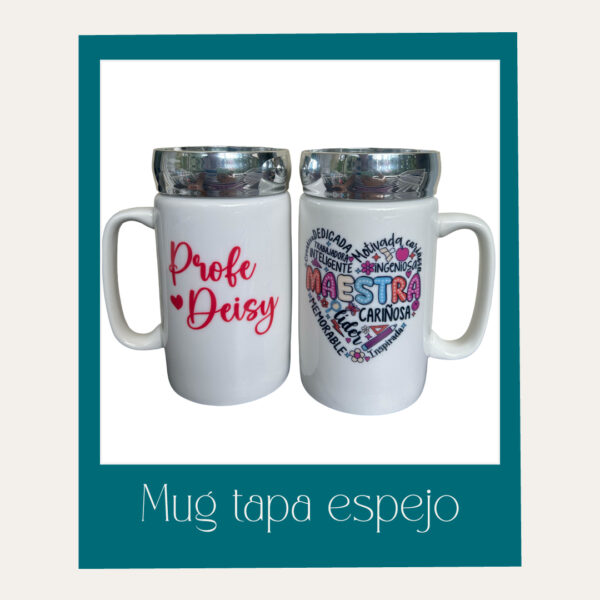 Mug Tapa Espejo